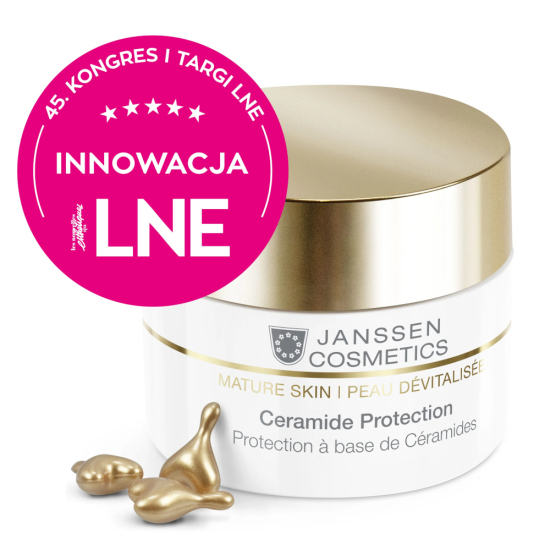 JANSSEN COSMETICS MATURE SKIN CERAMIDE PROTECTION KAPSUŁKI Z CERAMIDAMI I WITAMINA C 30szt wyprzedaż